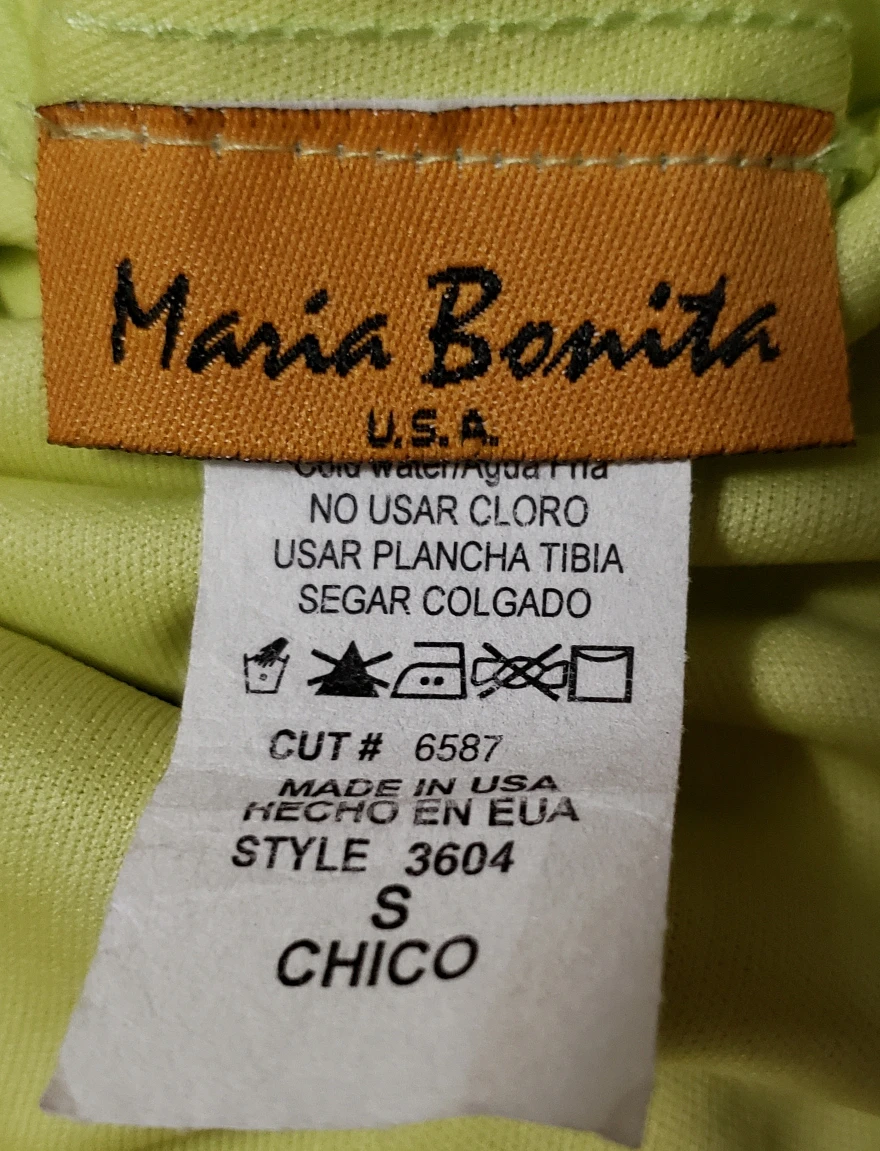 Maria Bonita Dress - Size Small, Yellow/Orange - photo 5