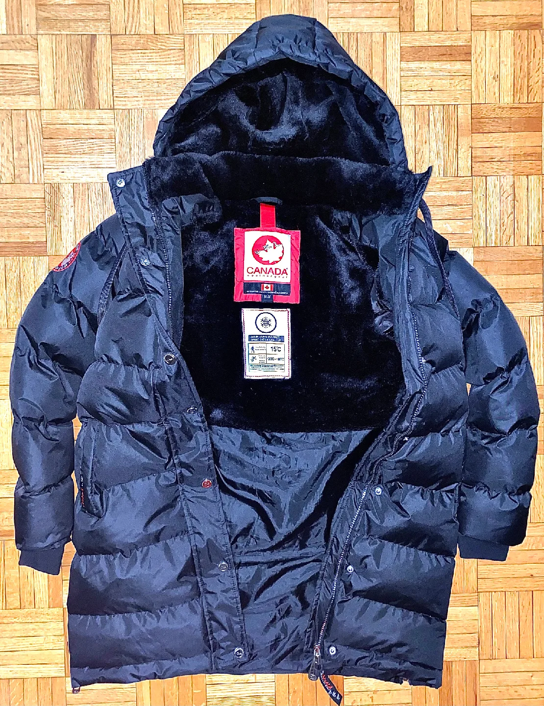 Canada Weather Gear - Puffer Parka Jacket, Size: M - NEW image indicator(5)