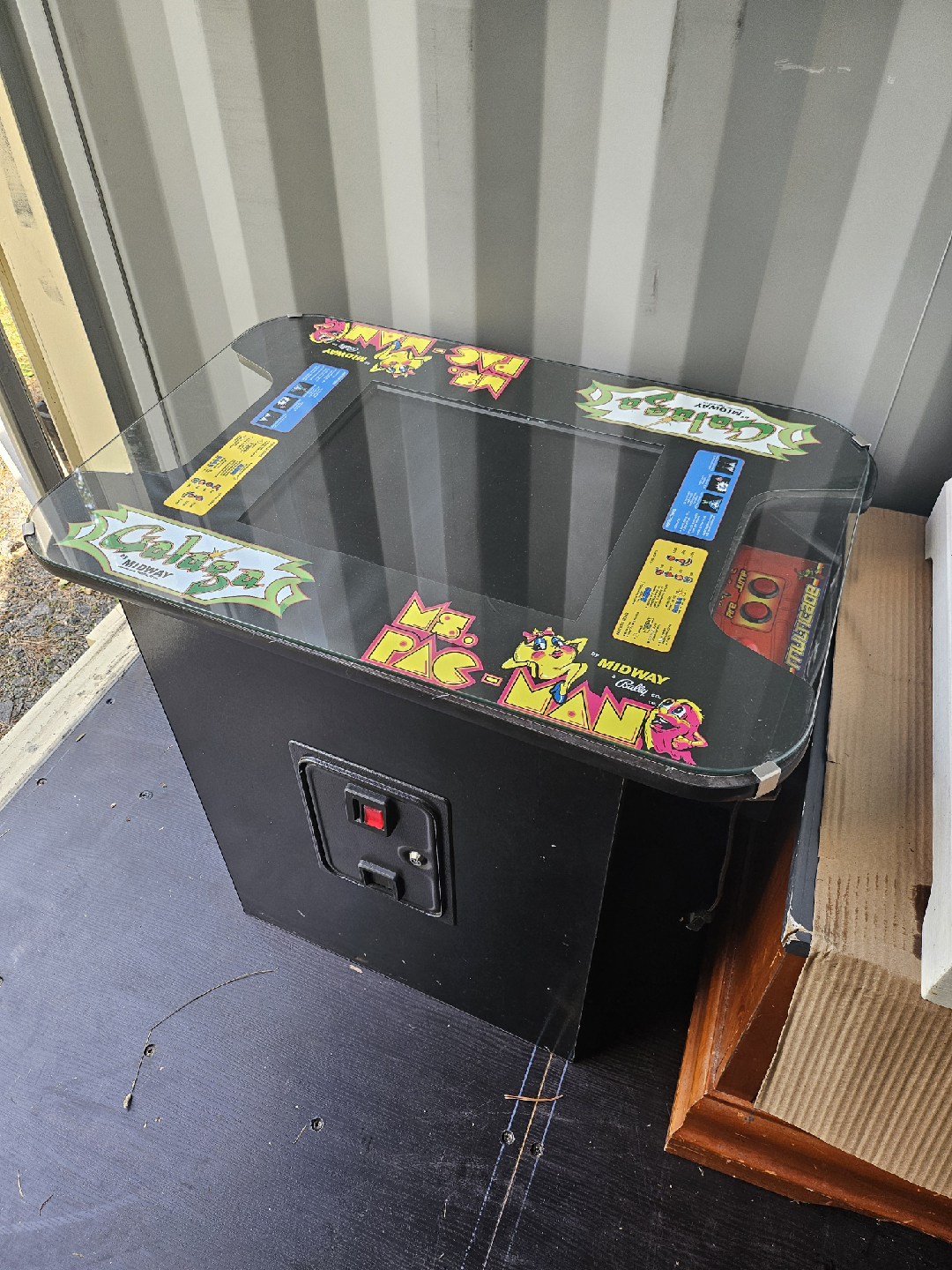 Galaga Ms. Pac-Man Cocktail Arcade Table - photo 2