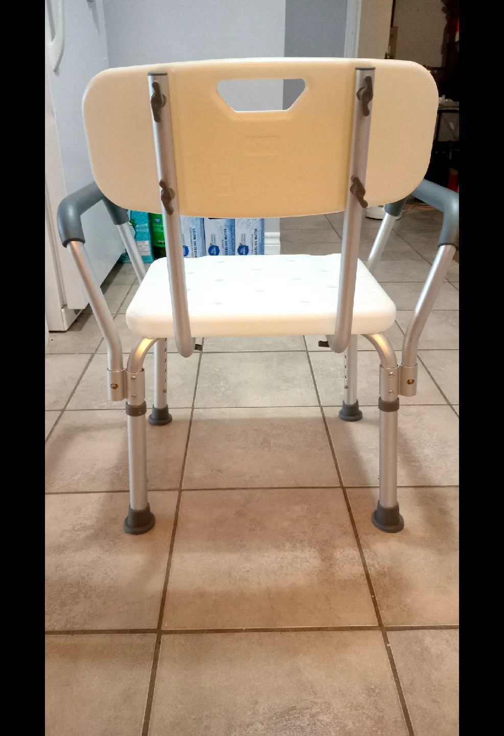 Adjustable Bath/Shower Chair with Back image indicator(2)