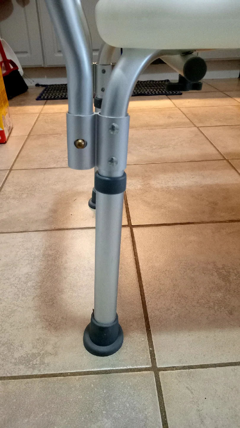 Adjustable Bath/Shower Chair with Back image indicator(3)