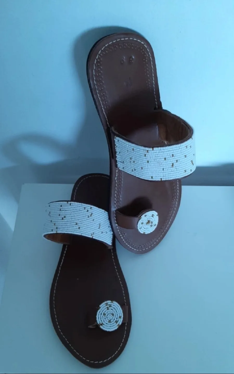 Handmade African Beaded Sandals image indicator(4)