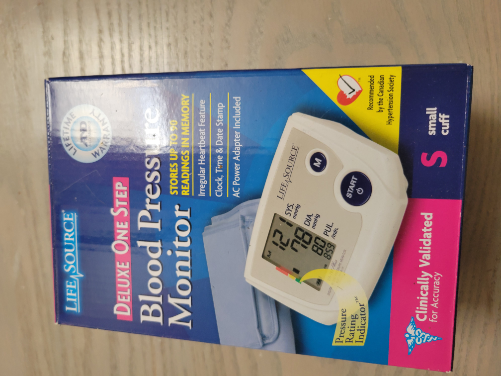 Life Source Deluxe One Step Blood Pressure Monitor