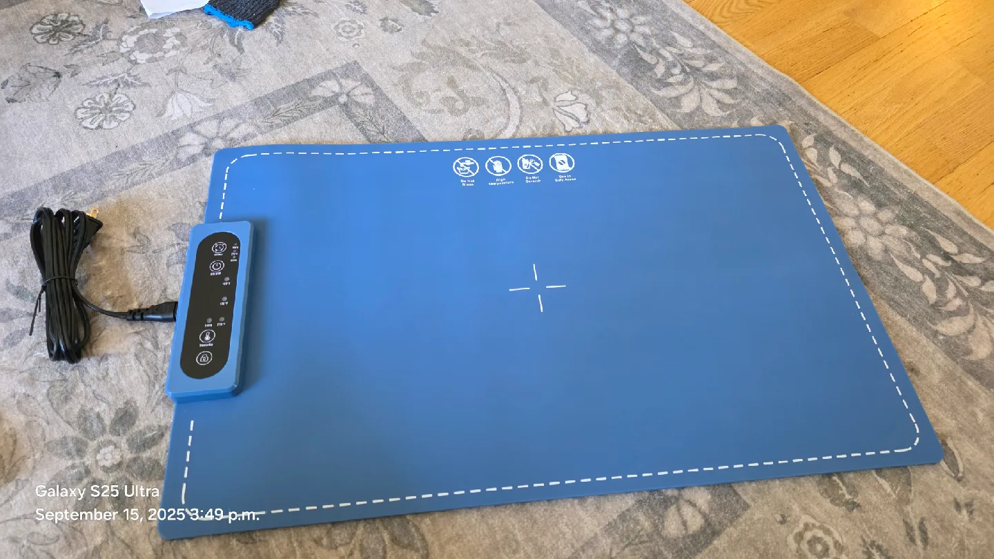 Food Warming Mat 38x60cm Blue thumbnail