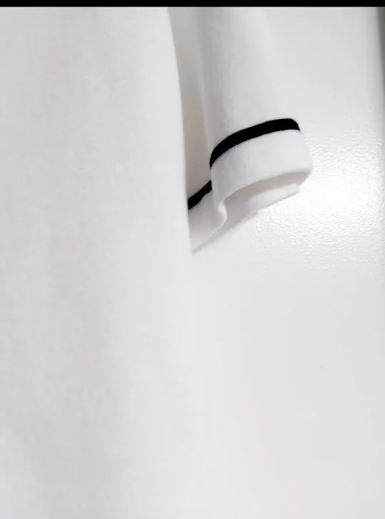 Karl Lagerfeld Paris Knit White Polo Shirt - XL New image indicator(4)