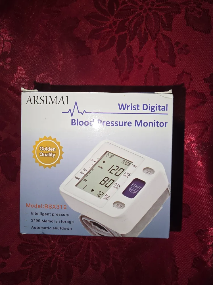 ARSIMAI Wrist Digital Blood Pressure Monitor - New thumbnail