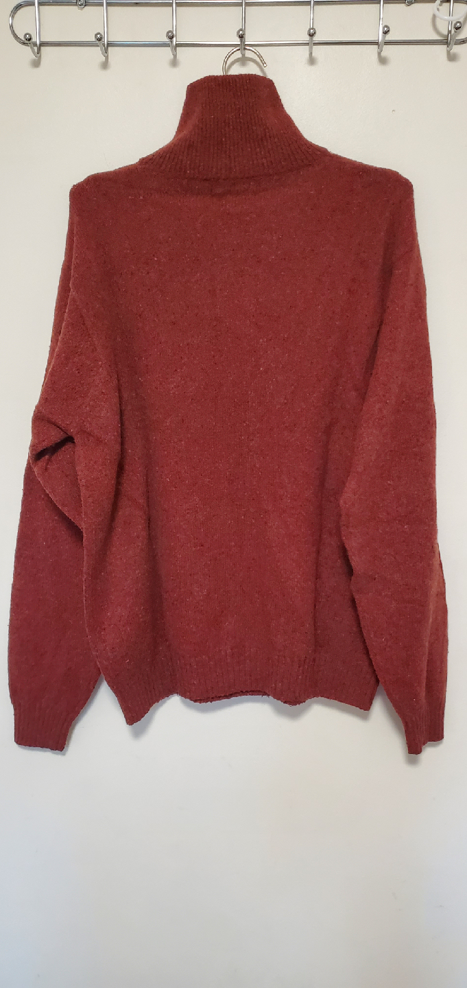 Paul Fredrick XL Wool Blend 1/4 Zip Sweater - photo 2