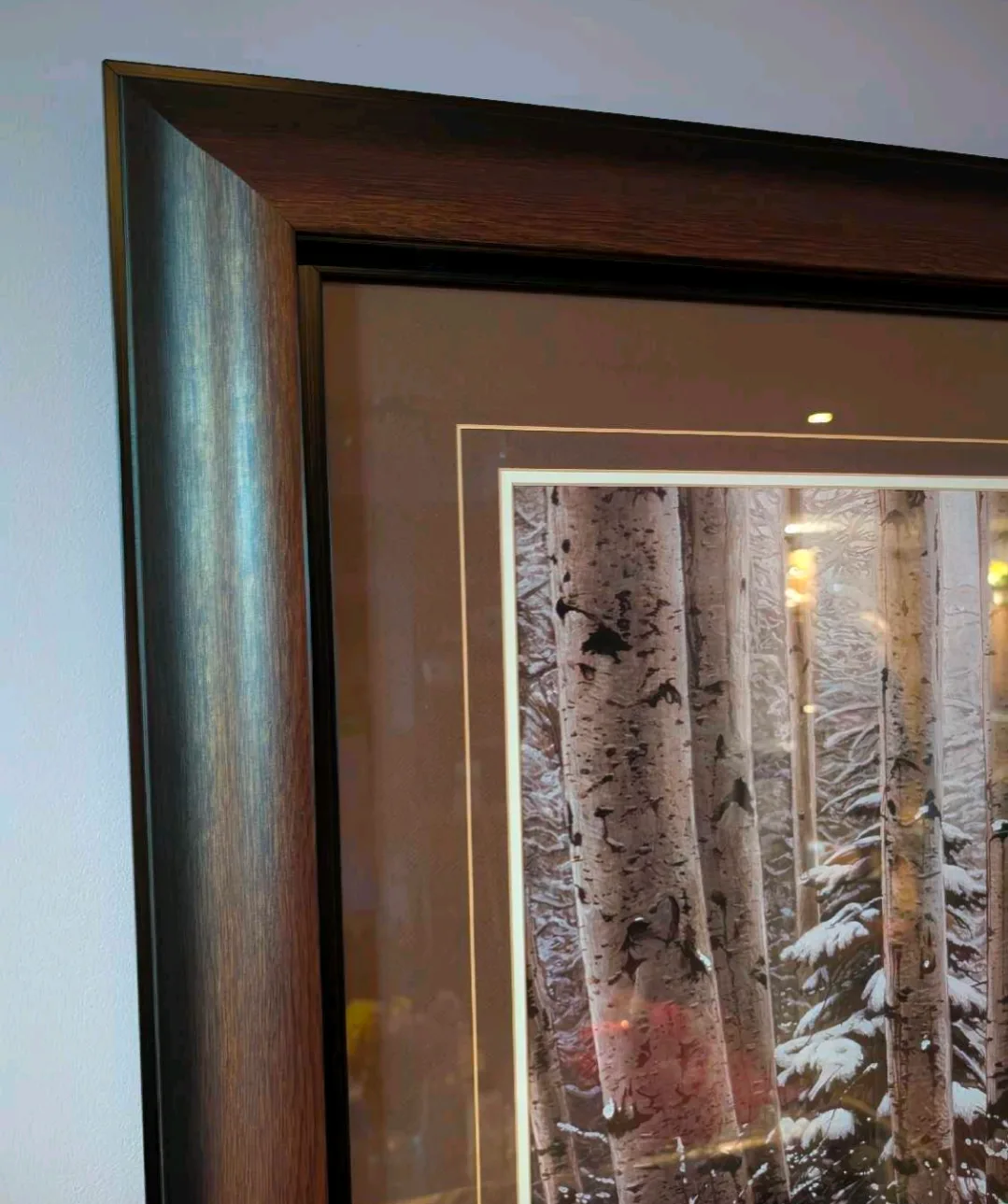 Stephen Lyman "A Walk in the Woods" Framed Art 43" x 31" image indicator(2)