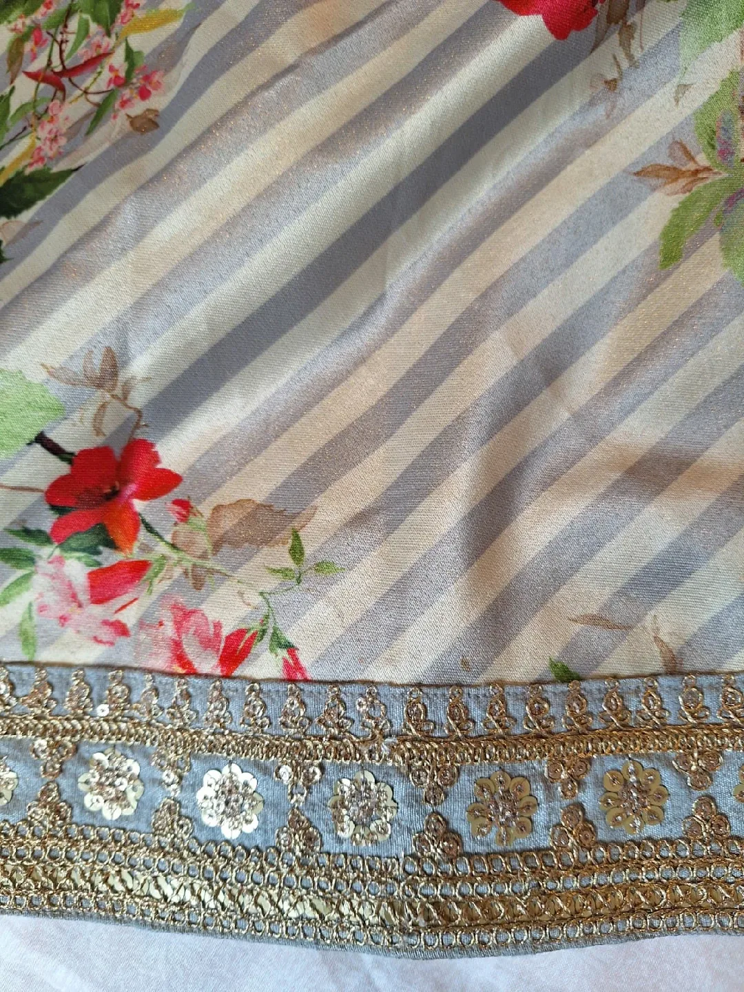 Beautiful Floral Lehenga Set image indicator(5)