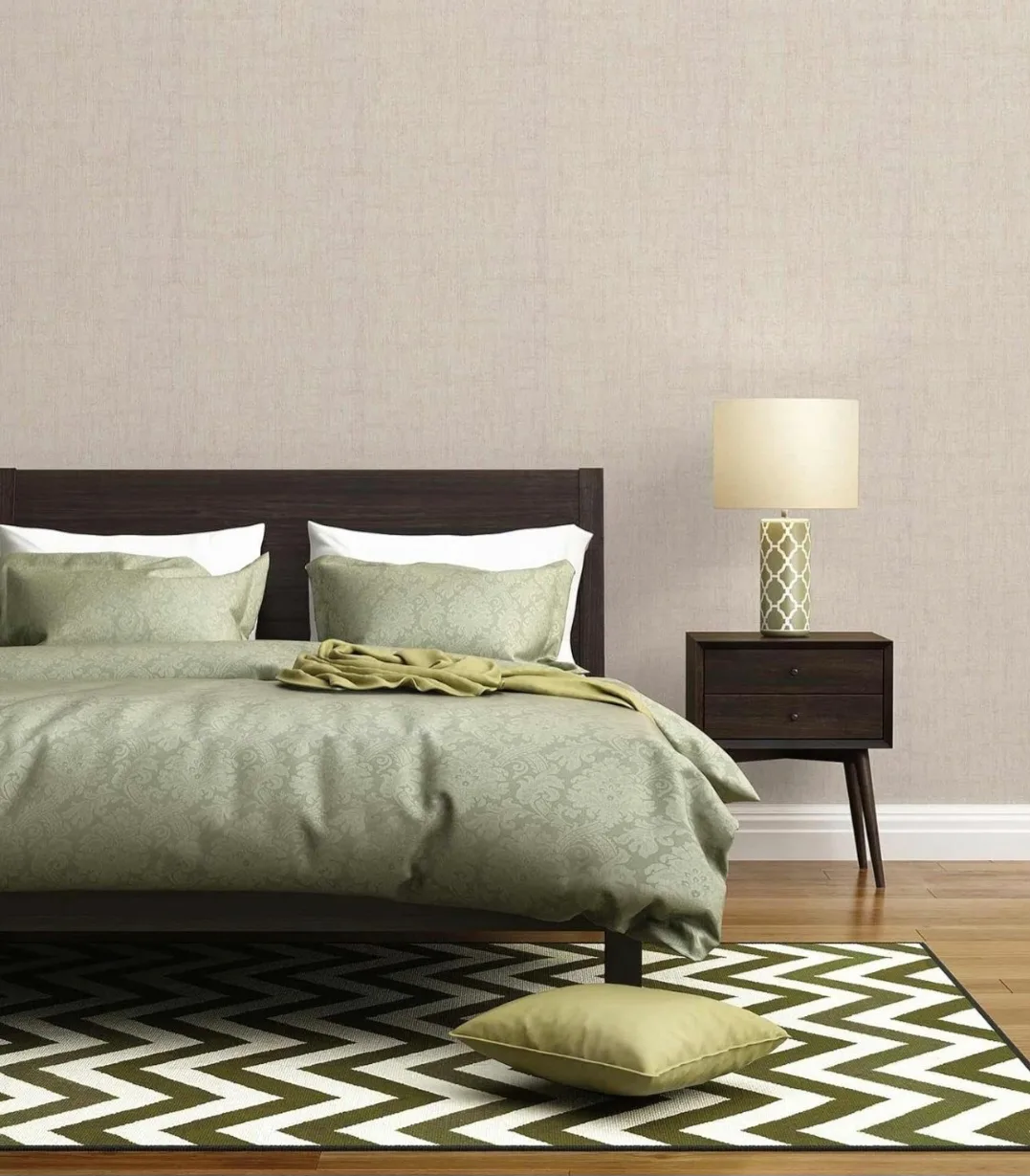 Beige Linen Textured Peel and Stick Vinyl Wallpaper 24"x374" image indicator(6)