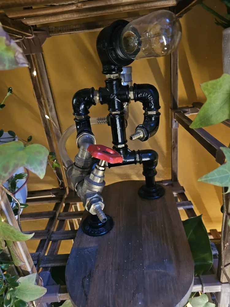 Steampunk Style Liquor Dispenser Lamp image indicator(2)