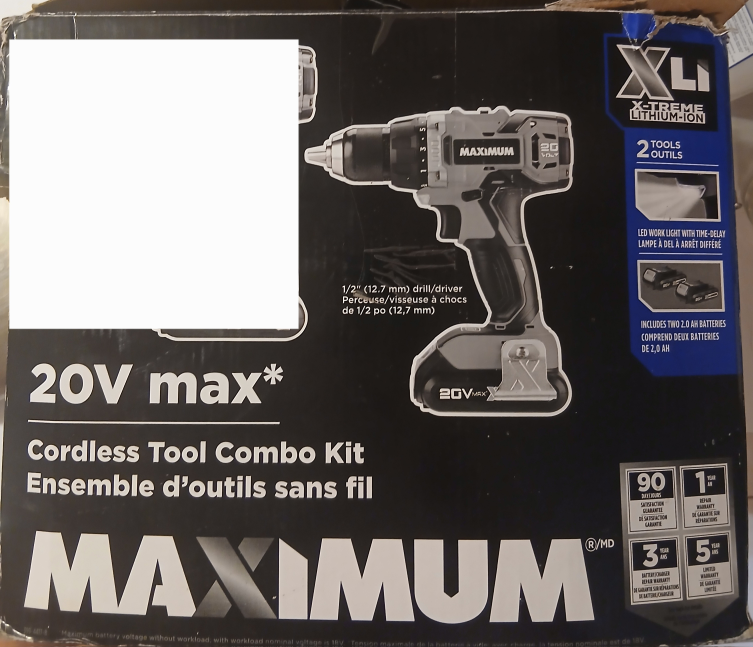 Maximum 20V Cordless Drill (Never Used)