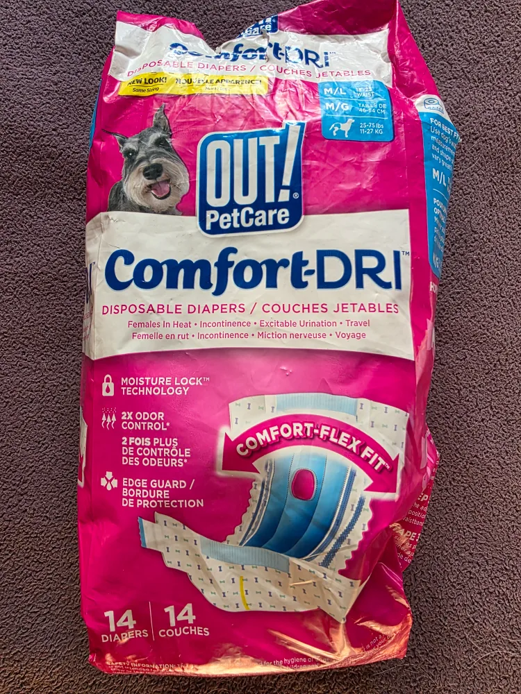 OUT! PetCare Comfort-DRI Diapers image indicator(3)