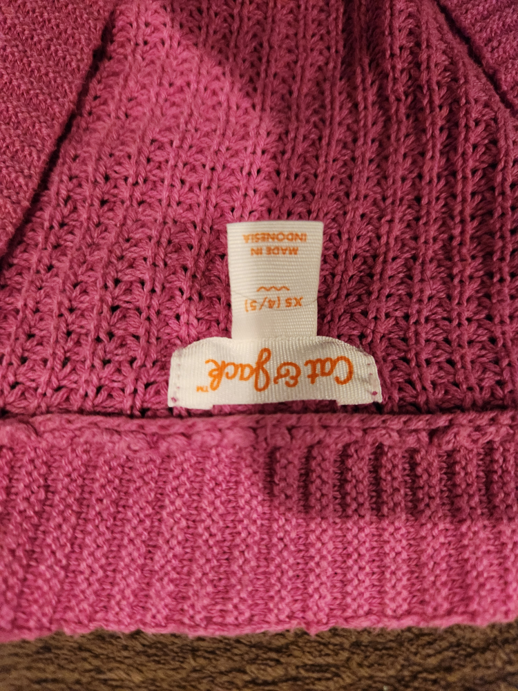 Cat & Jack XS (4/5) Pink Cardigan - photo 2