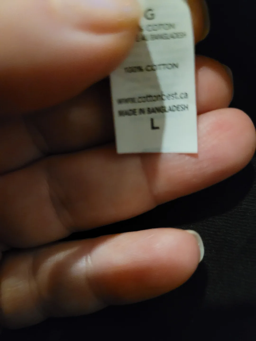 Cotton Best Black T-Shirt - 50 & Fabulous - Size L image indicator(3)