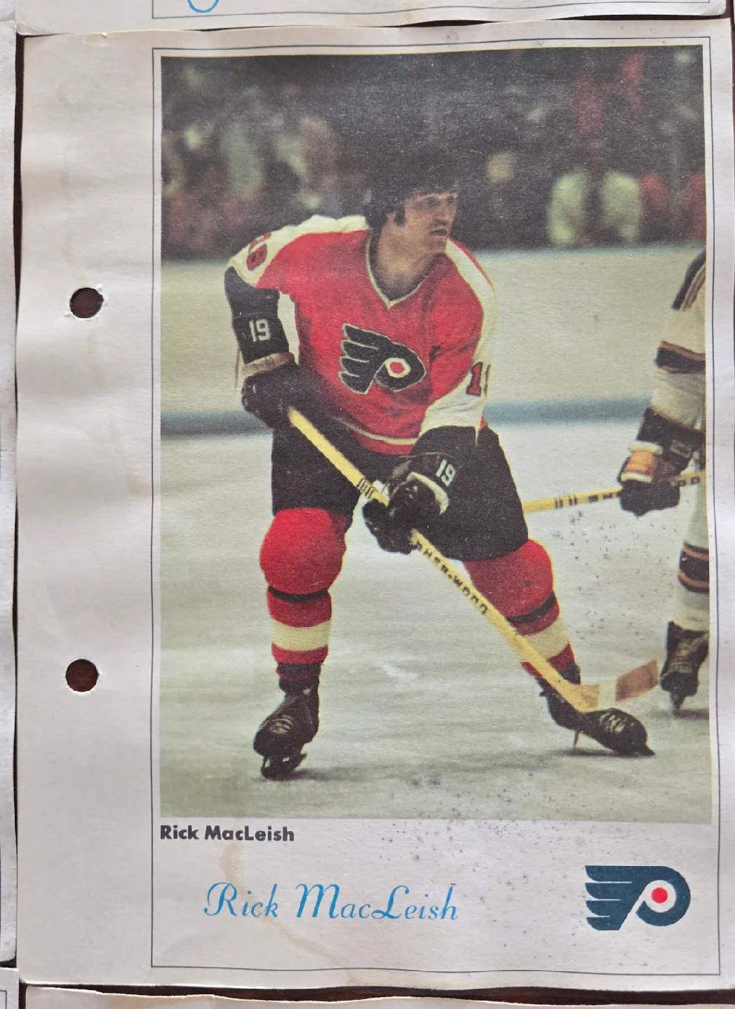 Vintage 1971 Tor. Sun NHL Action Photos. 2 R. Macleish Rookies image indicator(2)