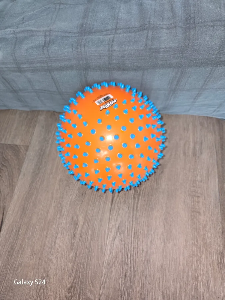 MONO Toy Orange Spiked Ball Dog Toy thumbnail