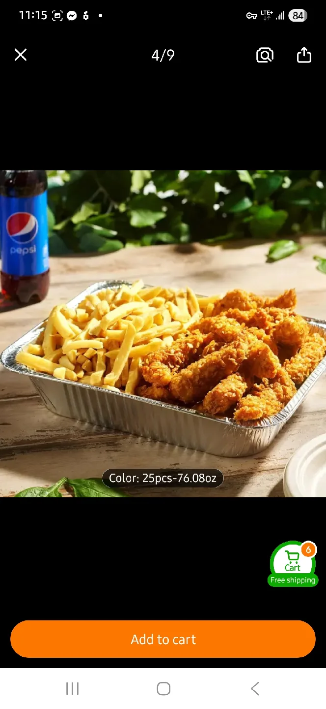 NEW 2250ml Aluminum Foil Pans with Lids - 25 Pack image indicator(3)