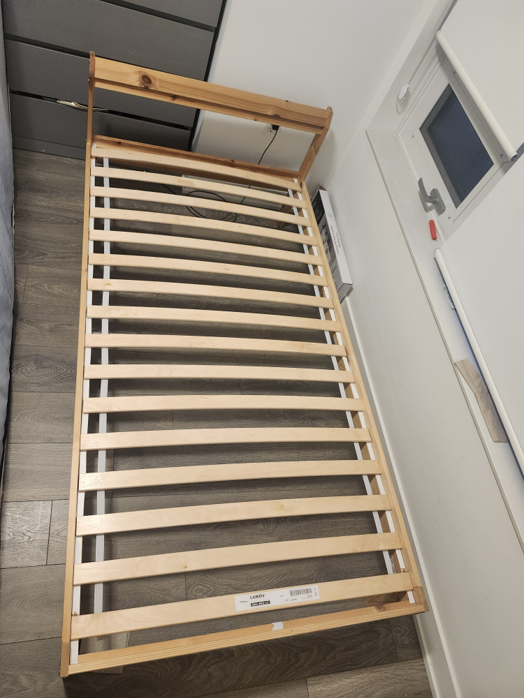 IKEA Luroy Bed Slats - Single Size+ mattress +cover - photo 2