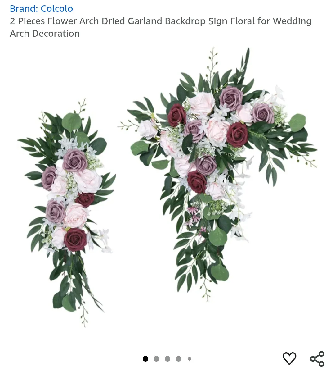 Colcolo Flower Arch Dried Garland thumbnail