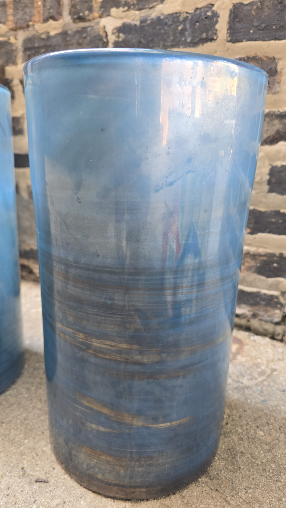 TALL GLASS VASES 15" tall - photo 2
