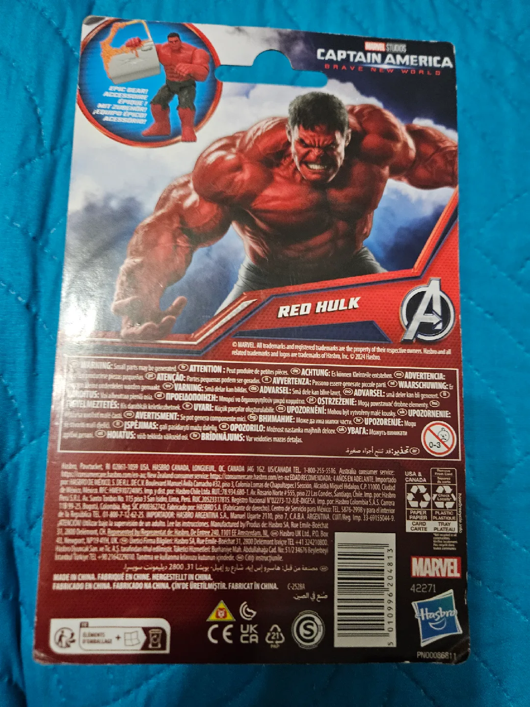 Marvel Captain America Red Hulk Action Figure image indicator(2)