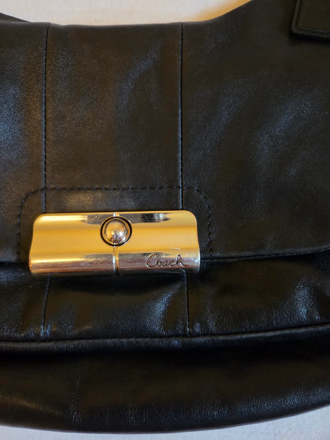 Coach Black Leather Kristin Bag image indicator(2)
