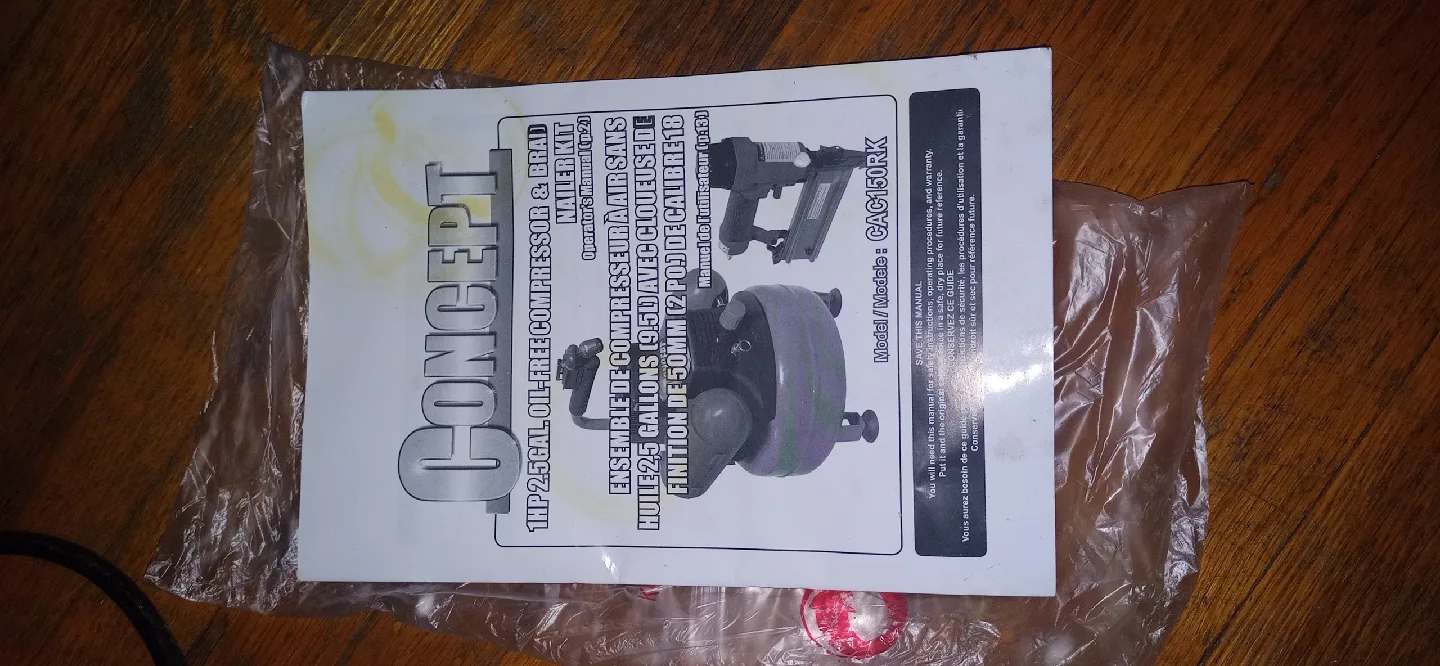 Concept 2.5 Gallon Air Compressor image indicator(5)