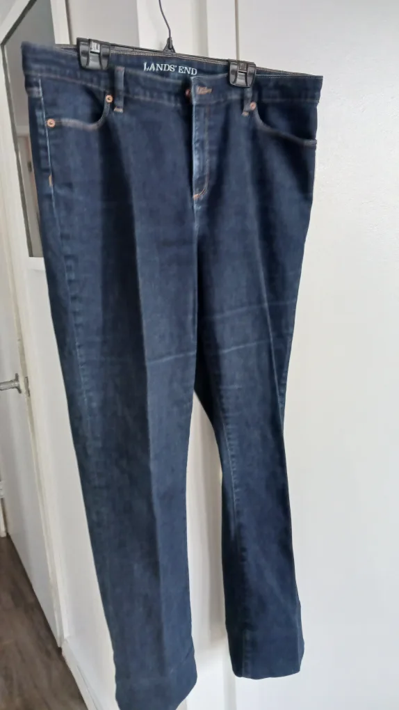 Lands' End Dark Wash Jeans thumbnail