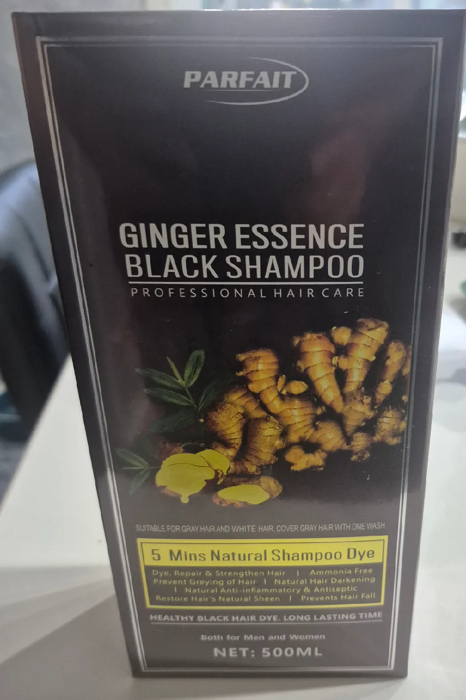 Parfait Ginger Essence Black Shampoo Dye image indicator(6)