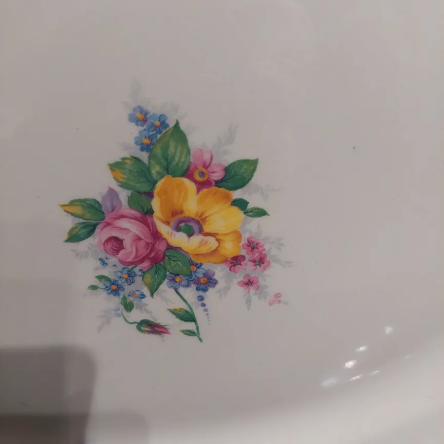 Floral Oval Serving Platter - 17-inch 🥕 image indicator(6)