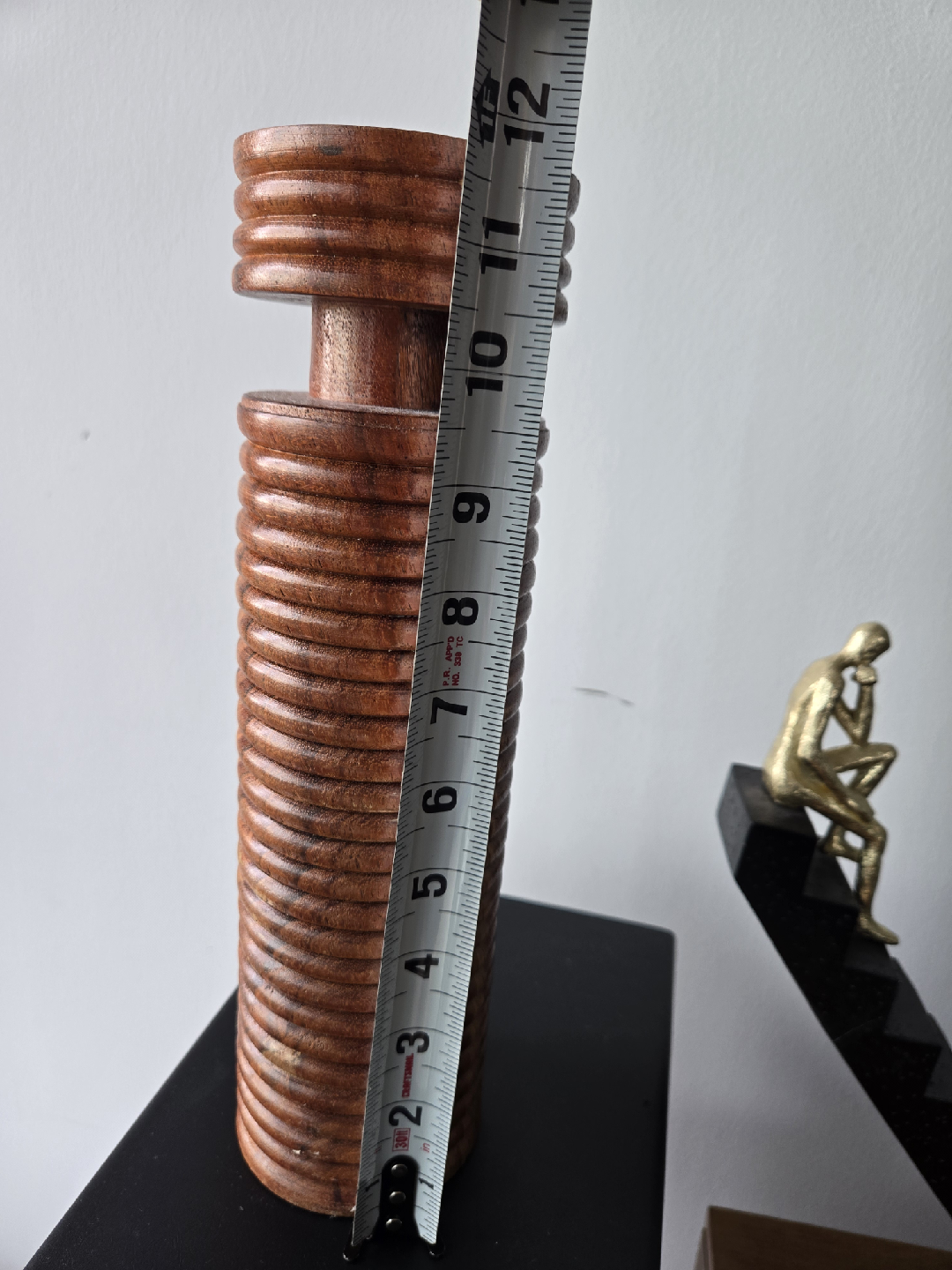 Wooden Candle Holder - 12 inches - photo 3