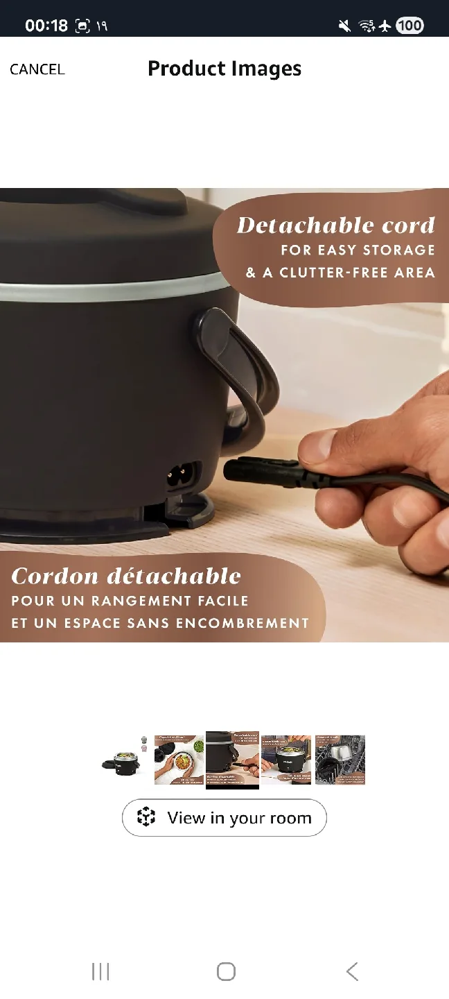 Crockpot 20-oz Lunch Crock Food Warmer - Black image indicator(3)