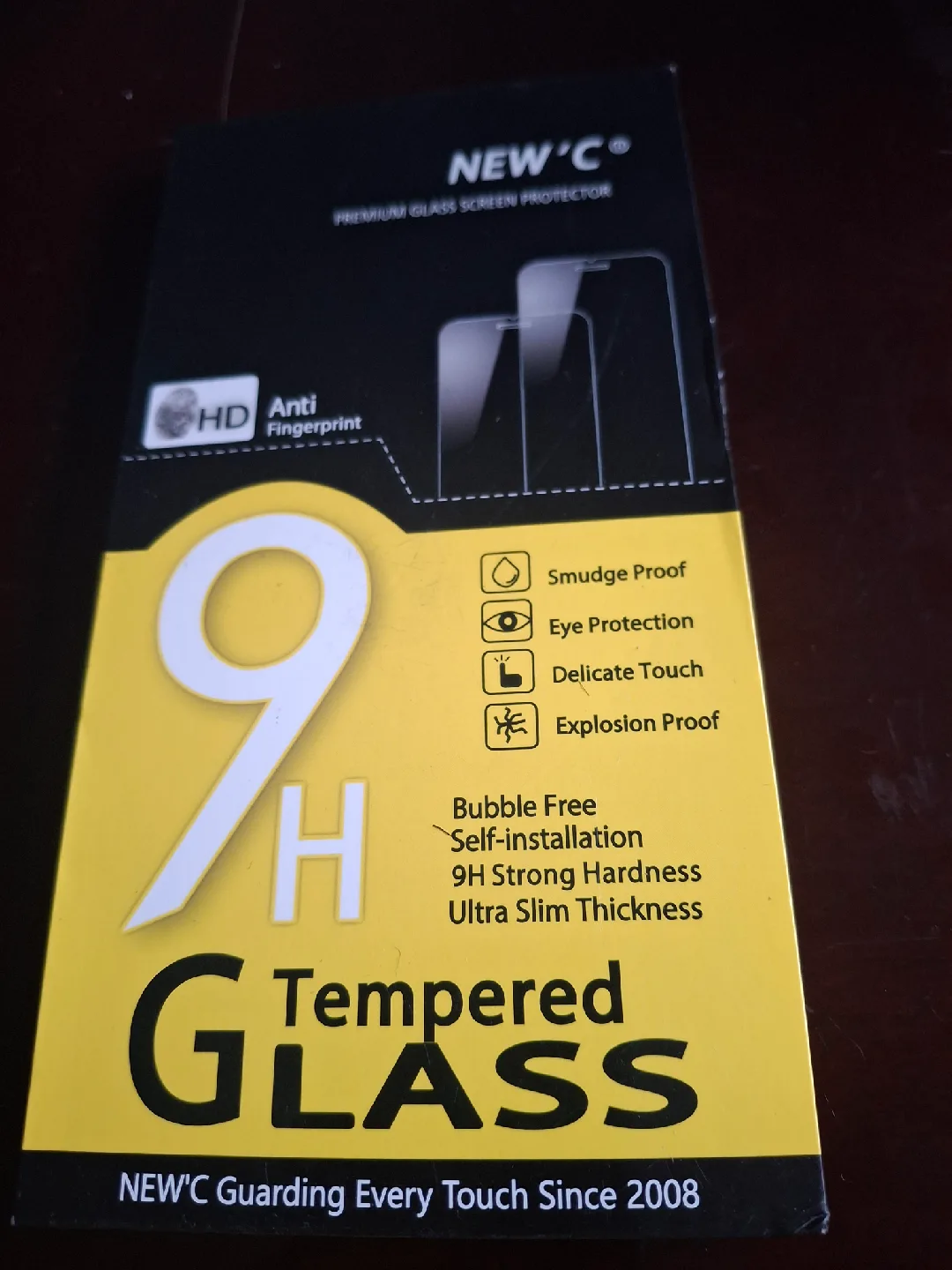 NEW'C Tempered Glass Screen Protectors (X3) - iPhone 7/8