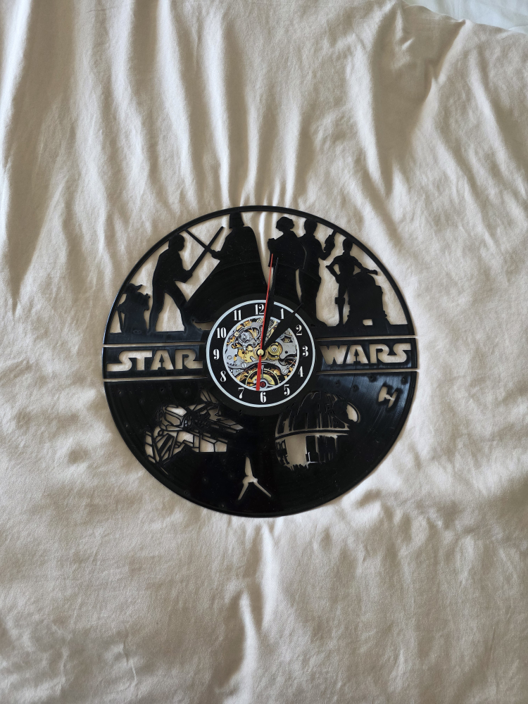 Star Wars Vinyl Record Wall Clock
