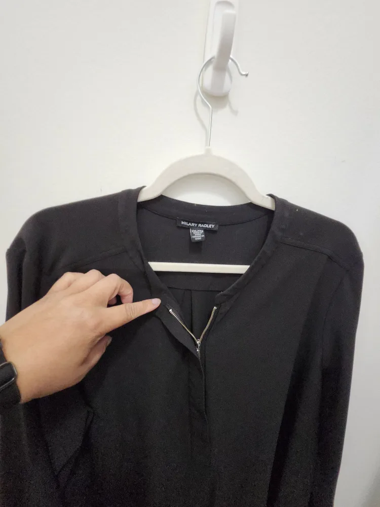 Hilary Radley Black Blouse thumbnail
