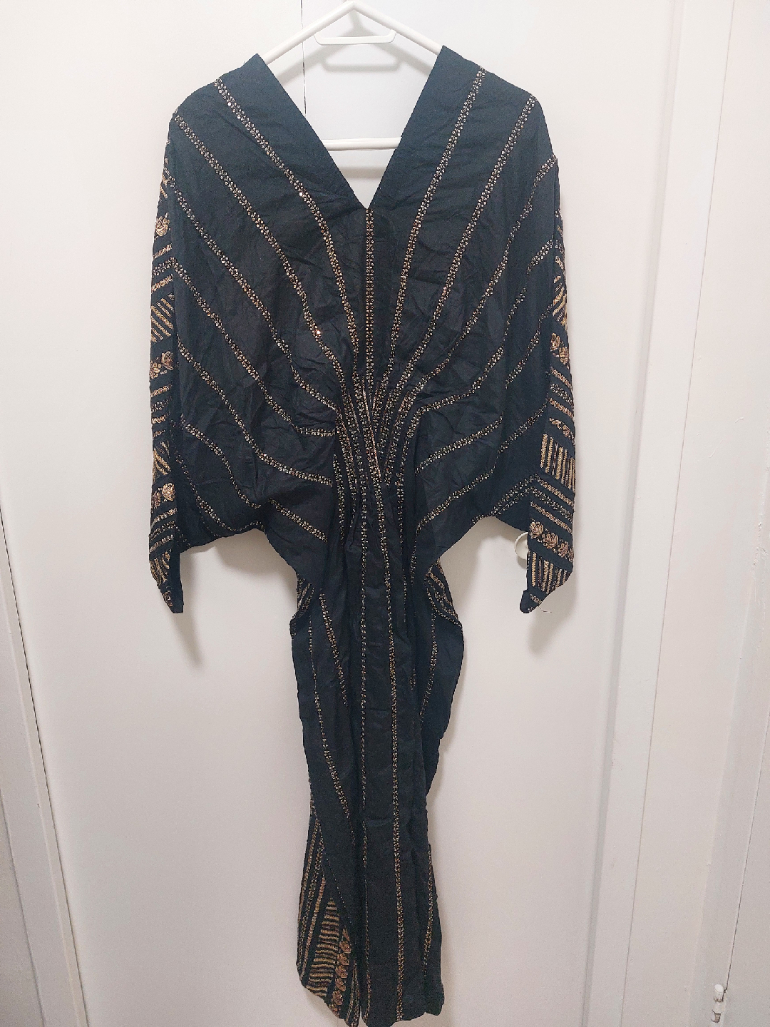Black & Gold Kaftan Dress - photo 2