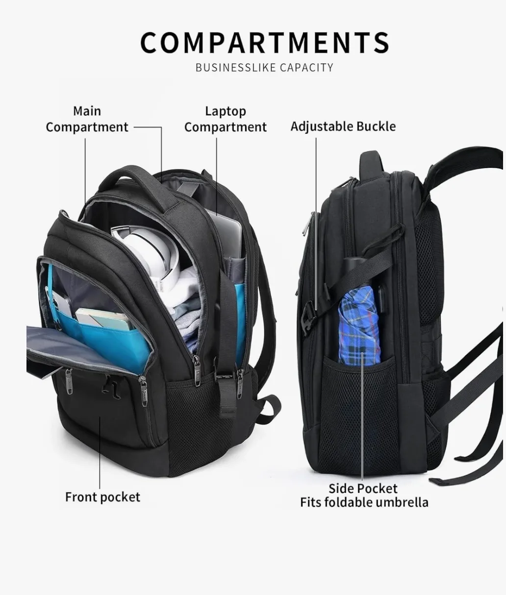 Anti-Theft Business Laptop Backpack image indicator(2)