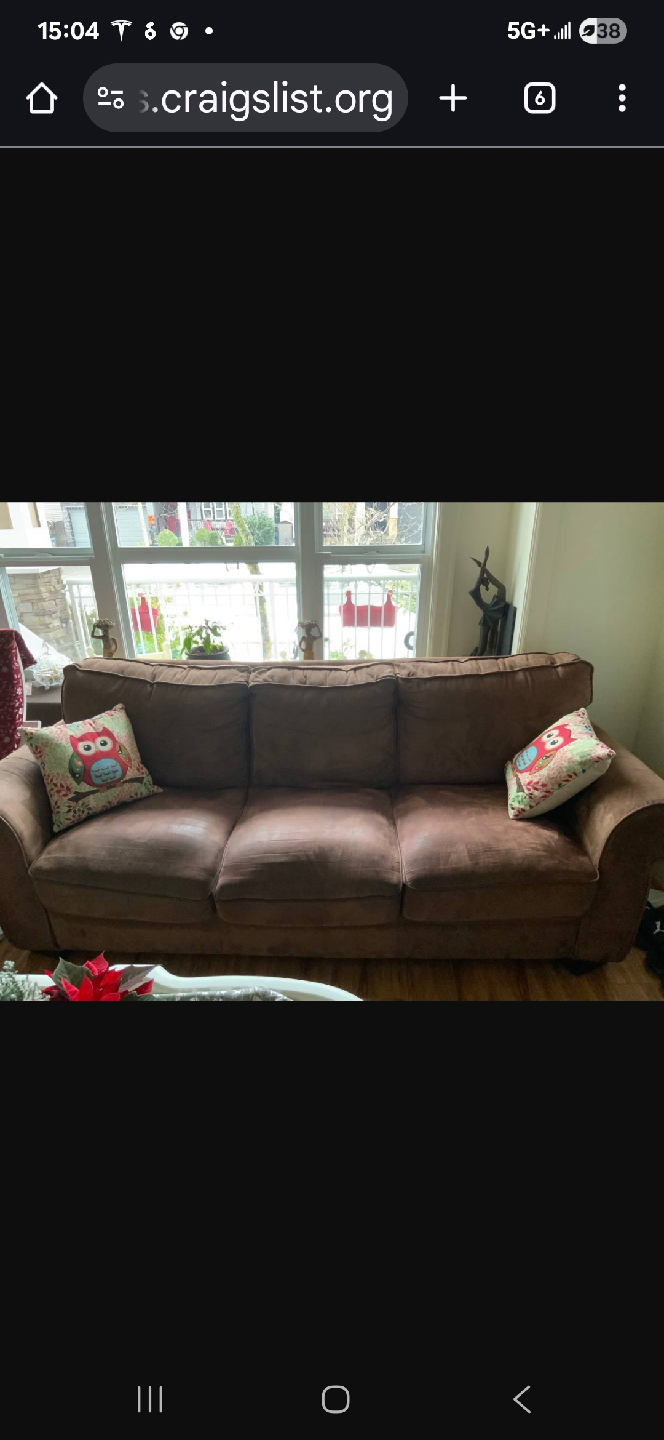 Brown Sofa - photo 2