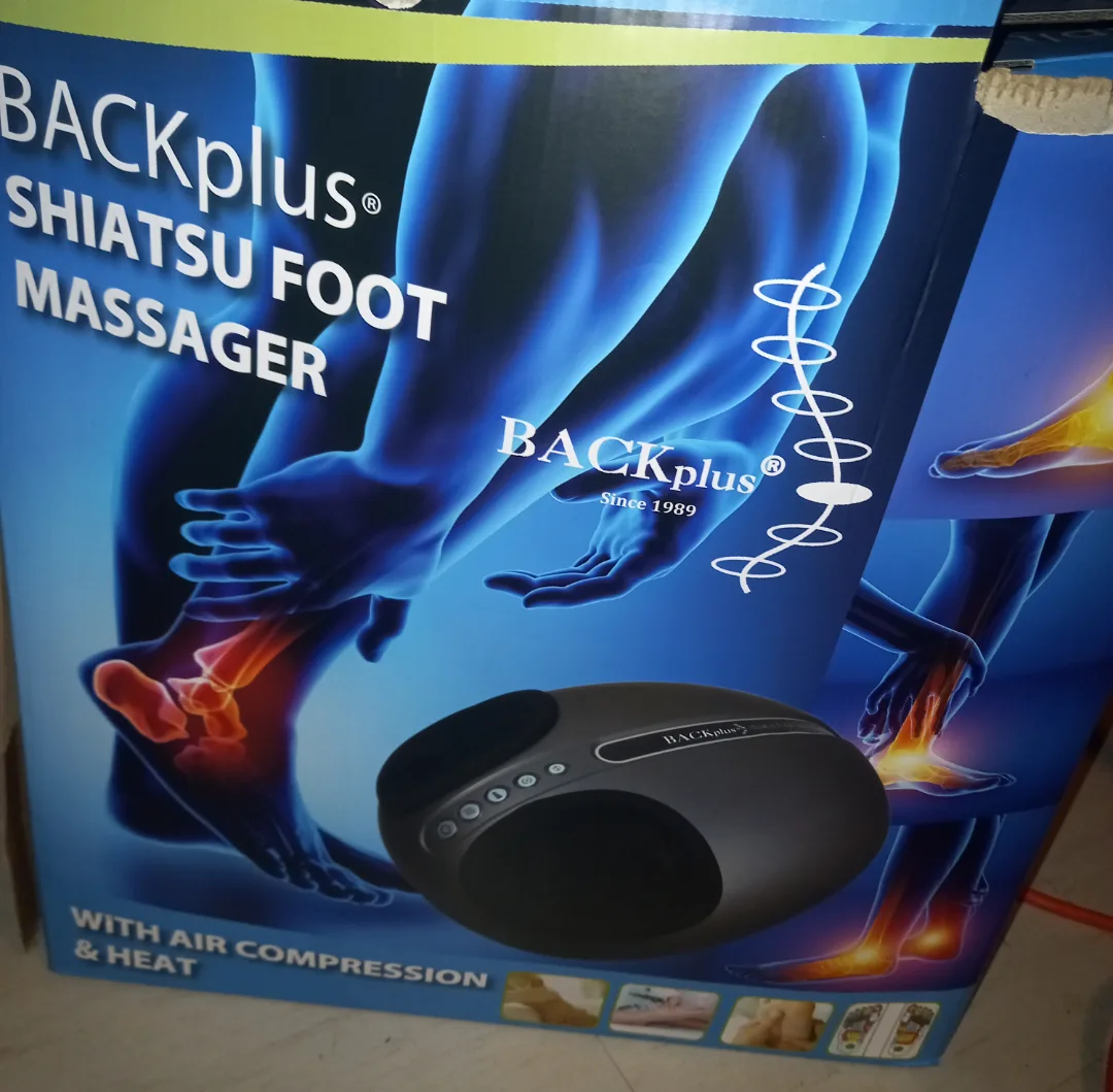 BACKplus Shiatsu Foot Massager with Air Compression & Heat