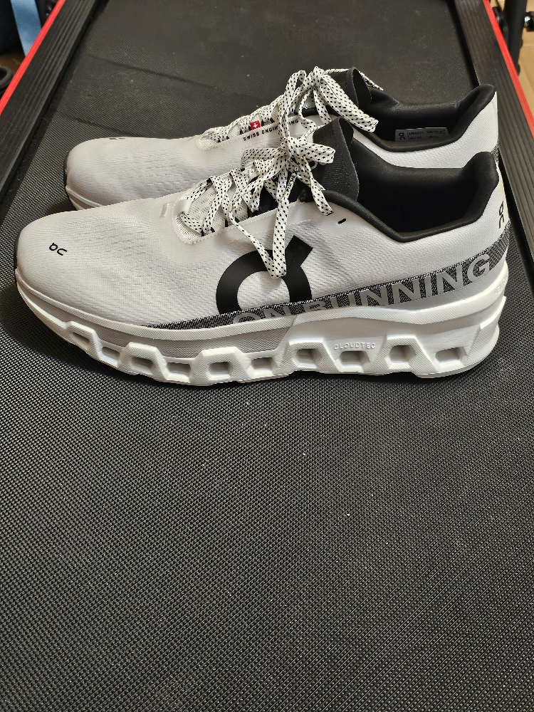 On Cloudmonster 2 White/Black Running Shoes - photo 2