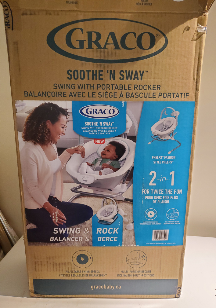 Graco Soothe 'N Sway Swing with Portable Rocker - photo 2