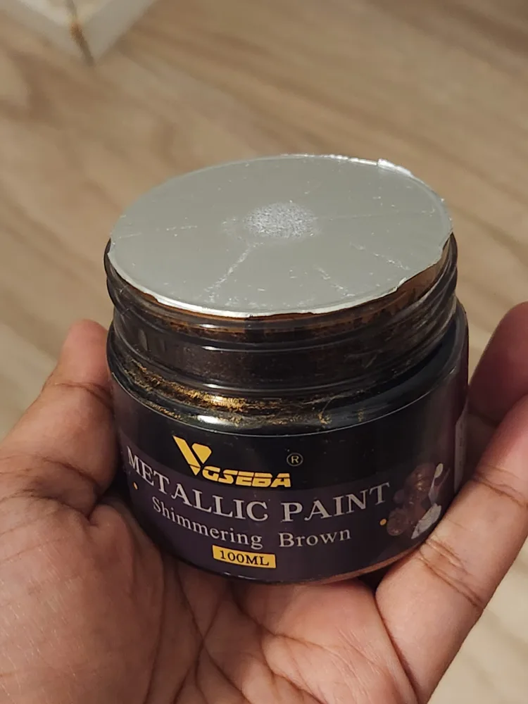 VGSEBA Metallic Paint - Shimmering Brown (100mL) image indicator(5)