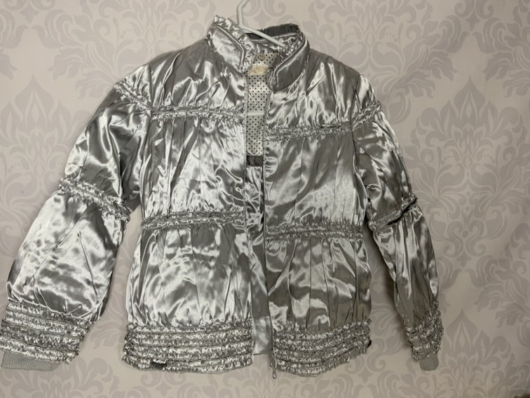Kids jacket silver