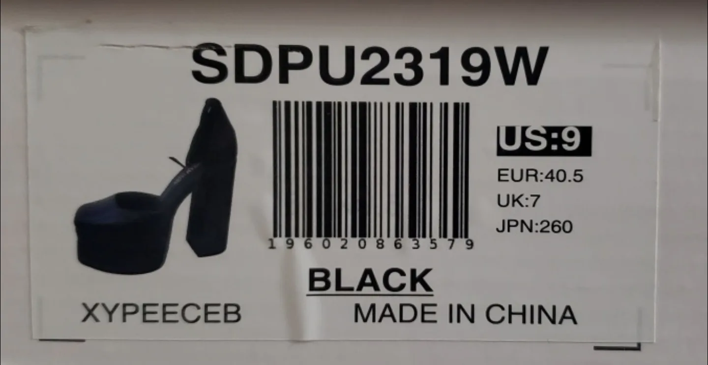 DREAM PAIRS Platform Heels - US Size 9 image indicator(4)