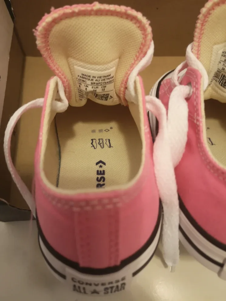 Converse All Star Pink Toddler Size 6 image indicator(4)