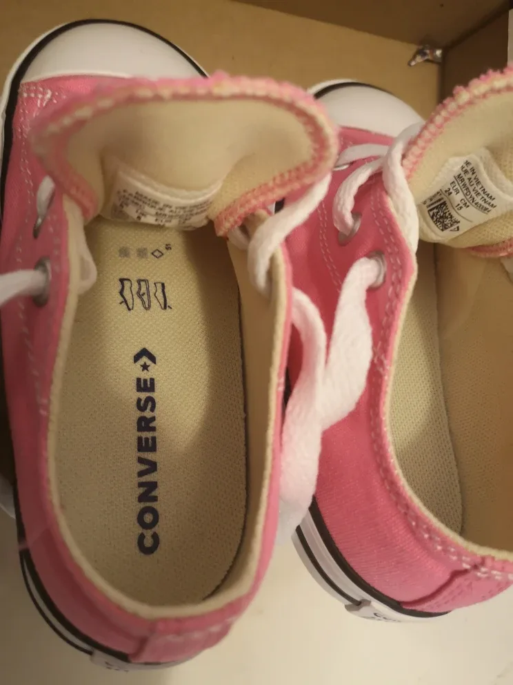 Converse All Star Pink Toddler Size 6 image indicator(6)