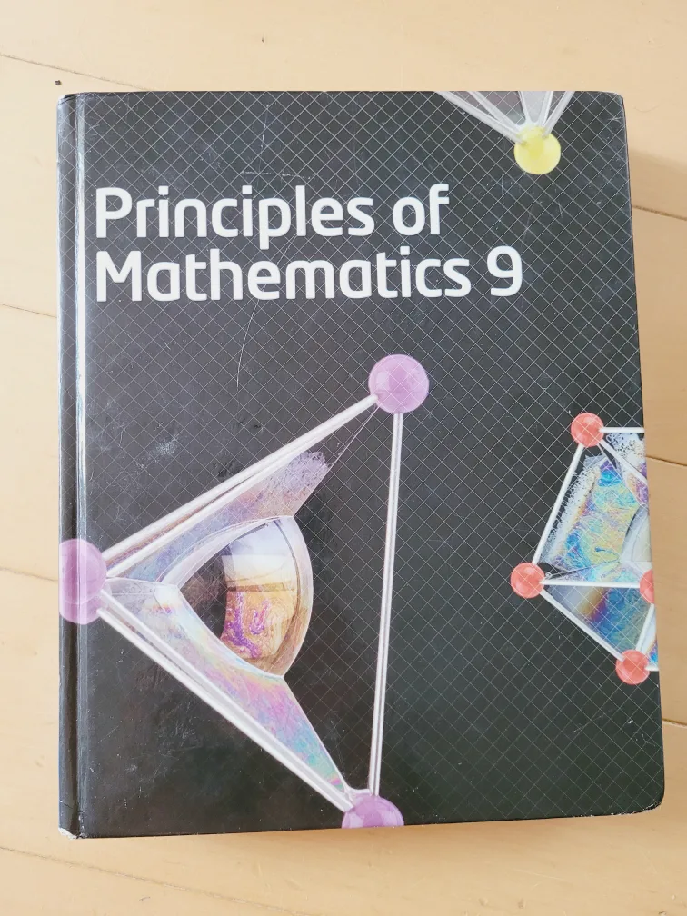 Principles of Mathematics 9 Textbook