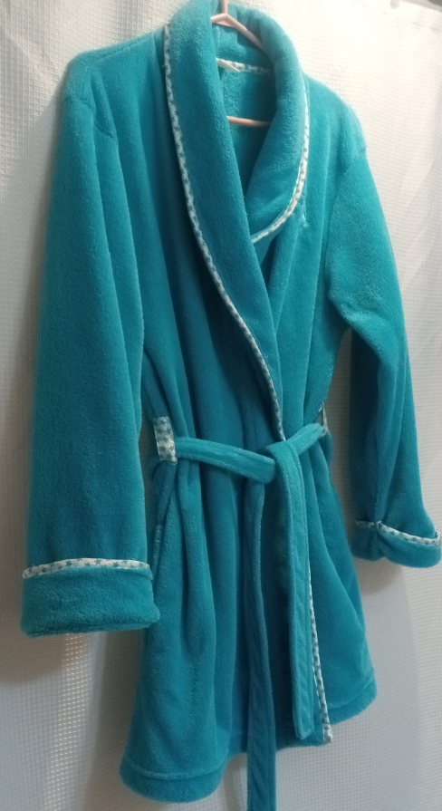 Skye Sleepwear Teal Bath Robe (M/L)
