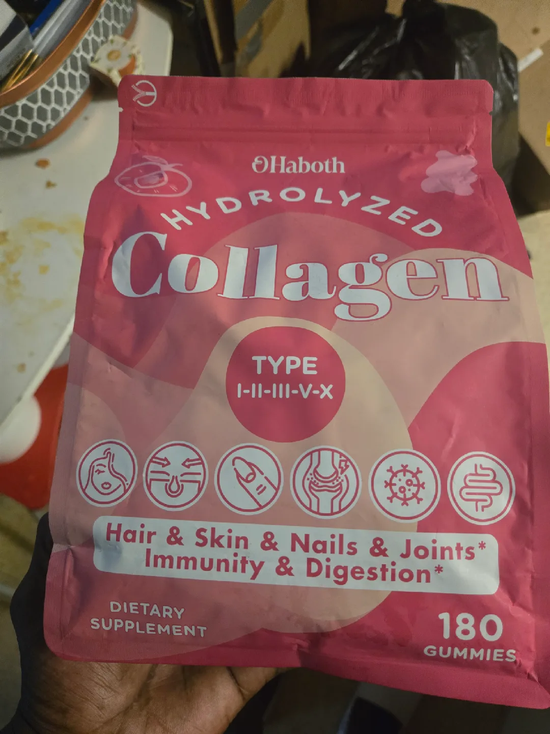 Haboth Hydrolyzed Collagen Gummies - Exp 12/2027 thumbnail